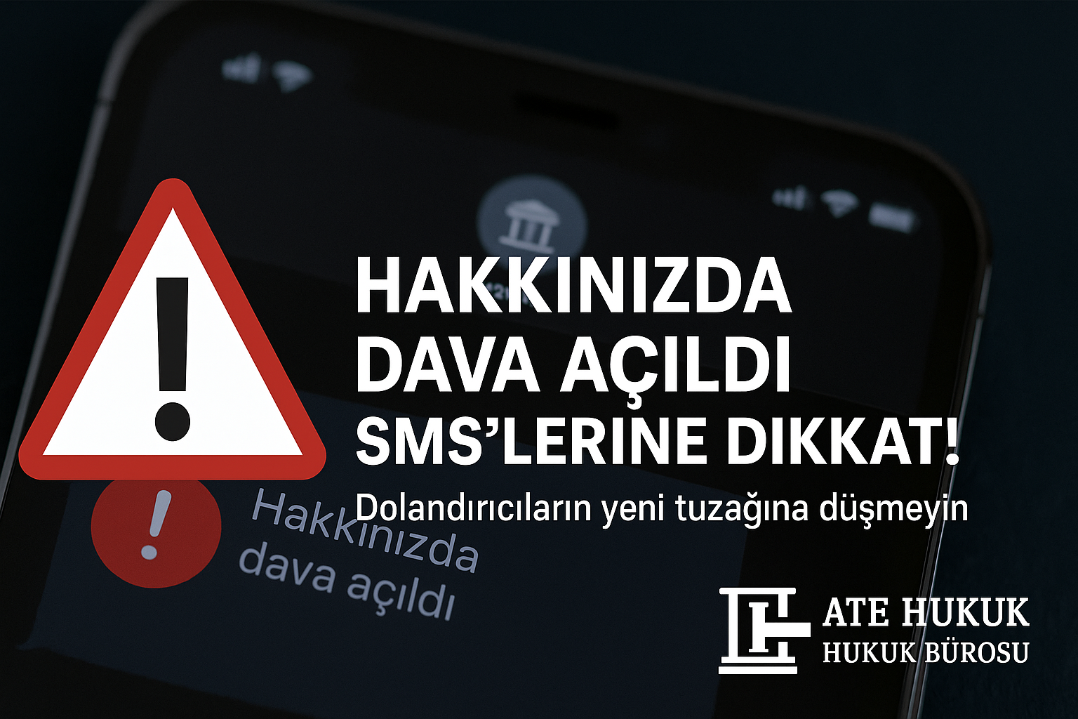 "Hakkınızda Dava Açılmıştır" Diye Gelen SMS Gerçek mi? Dikkat! 